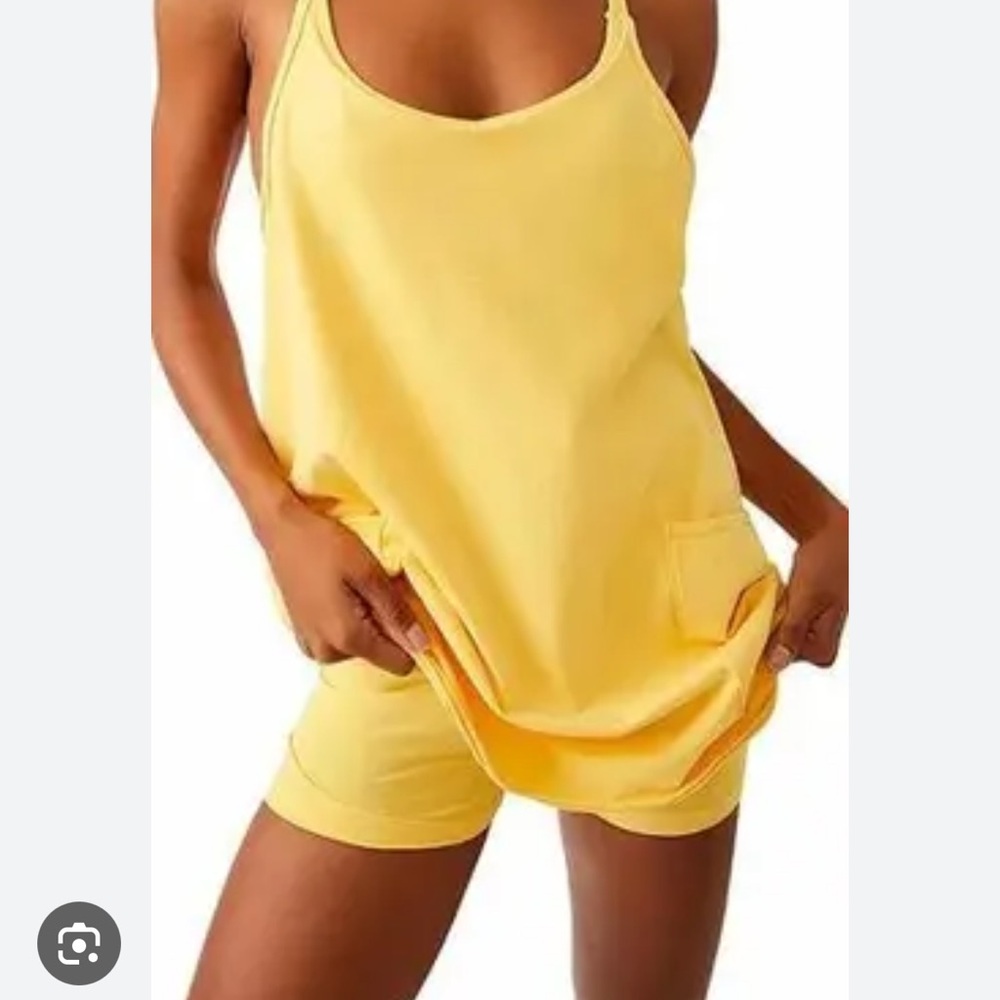 Yellow FP Hot Shot Mini Dress